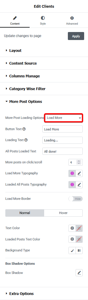 clients listing load more new How to Add Load More Button in Elementor Logo Showcase? from The Plus Addons for Elementor