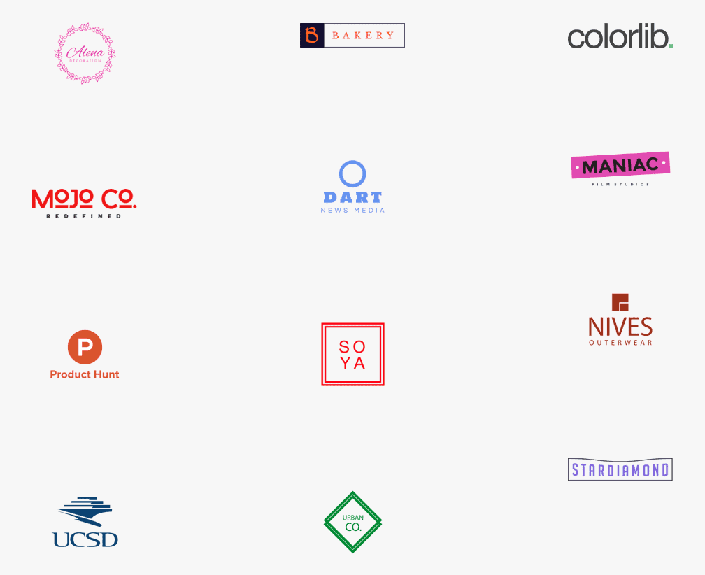 Clients listing masonry layout demo