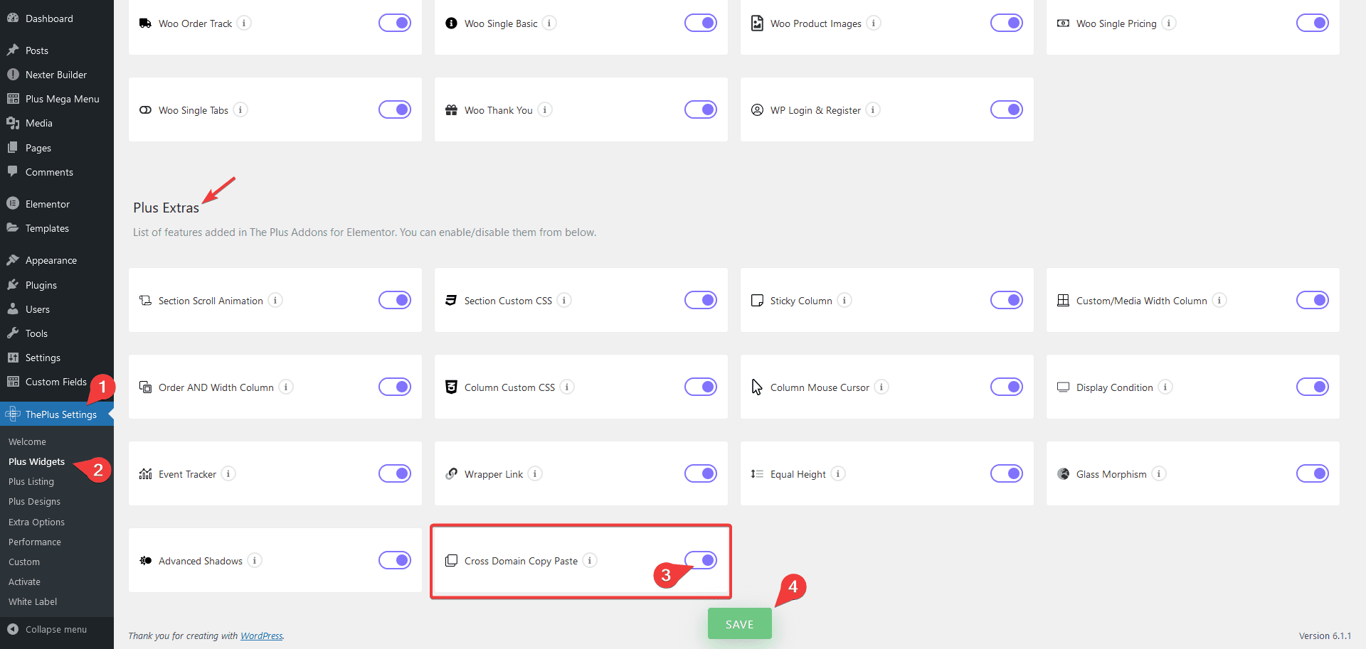 Cross domain copy paste activate 5 best elementor pricing table plugins from the plus addons for elementor