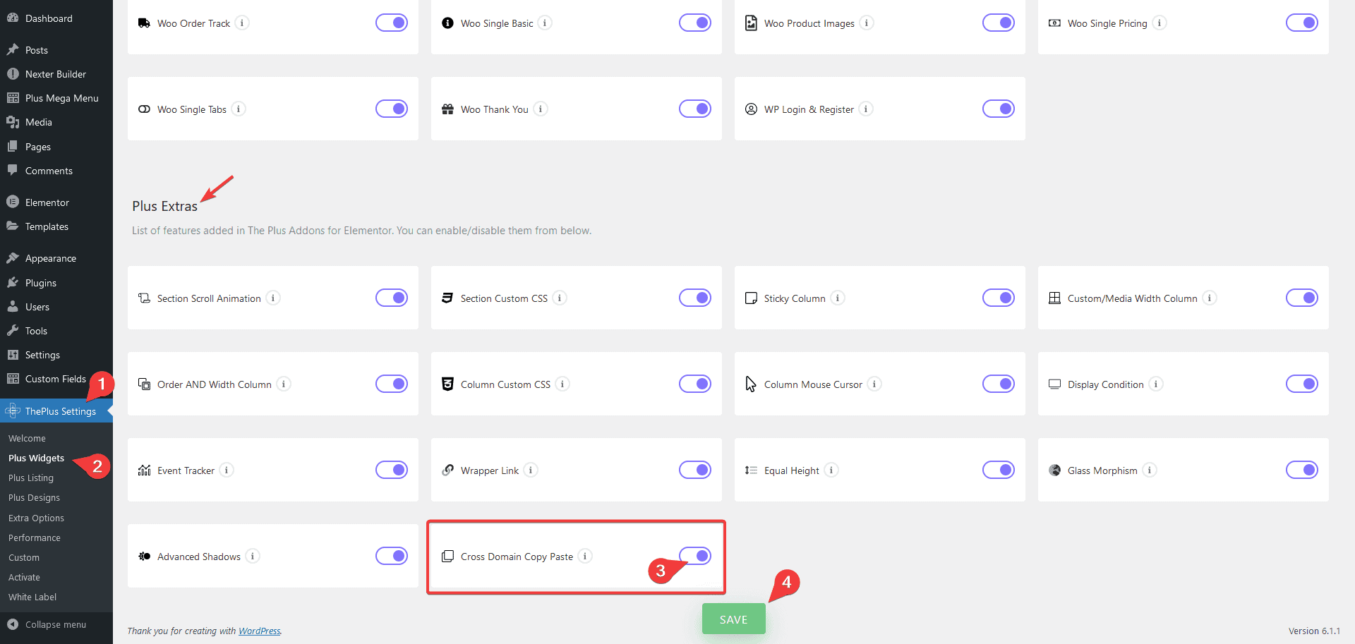 Cross domain copy paste activate 5 best elementor pricing table plugins from the plus addons for elementor