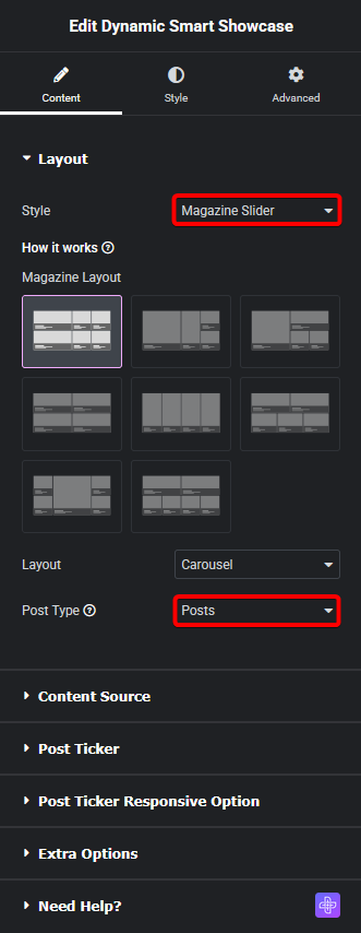 dynamic smart showcase magazine slider post new | The Plus Addons for Elementor Dynamic smart showcase magazine slider post new how to create a custom post grid layout slider in elementor? From the plus addons for elementor