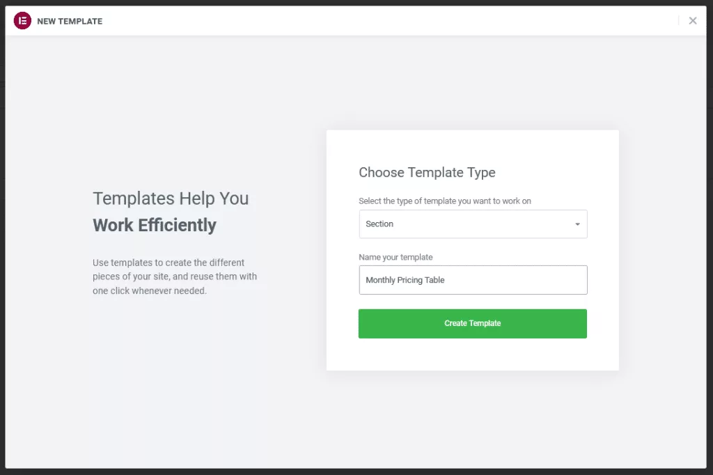 Elementor template name 5 best elementor pricing table plugins from the plus addons for elementor
