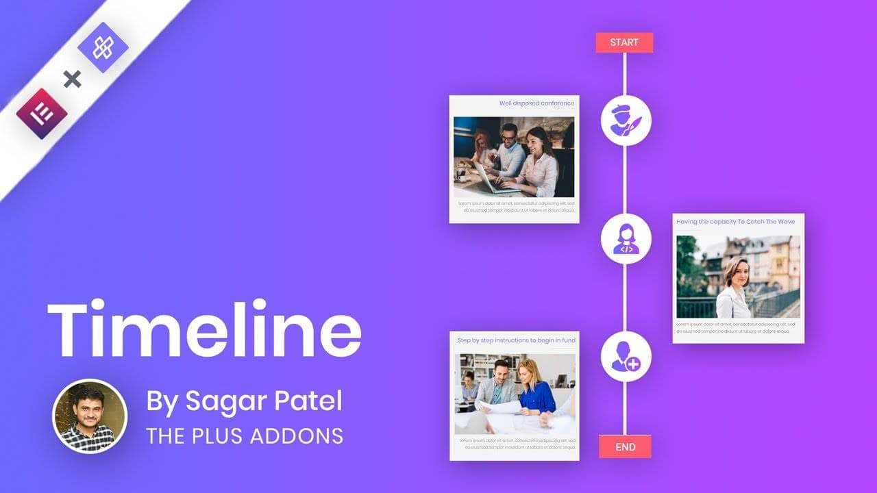 Timeline Section in Elementor