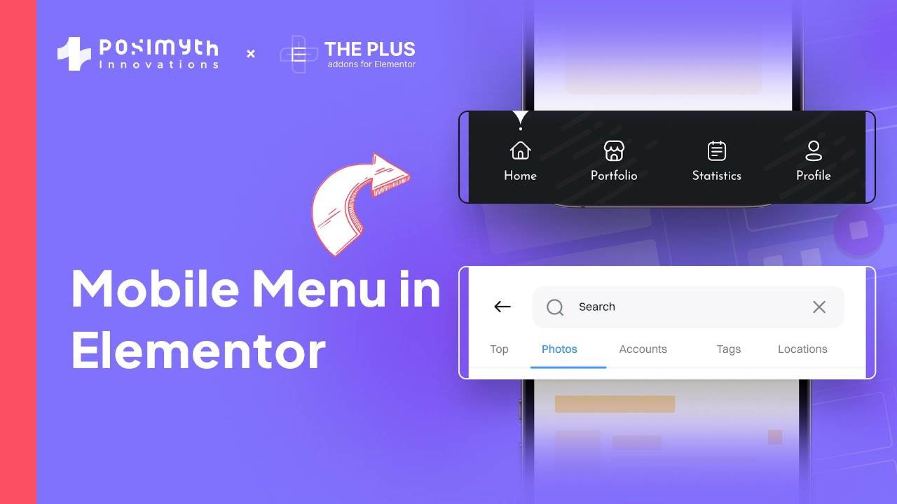 Special Mobile Menu Widget in Elementor Works Just in Mobile Devices