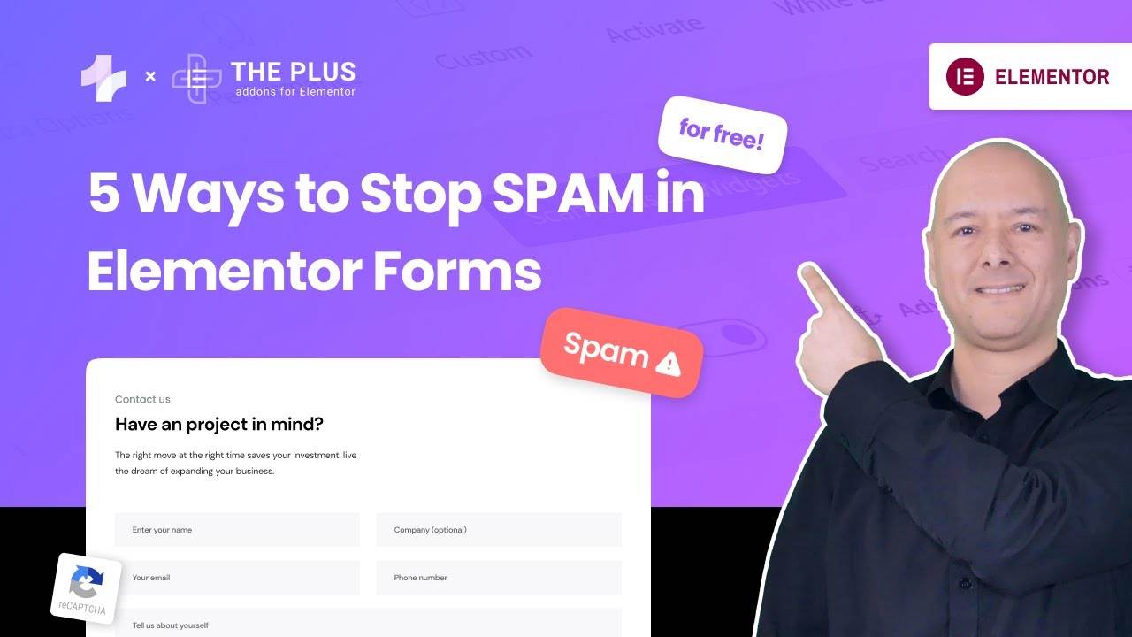 STOP Contact Form Spam In WordPress For FREE (Google ReCAPTCHA ...