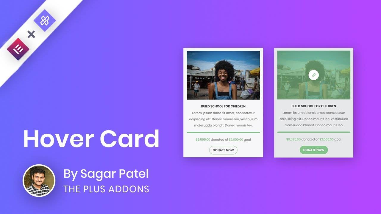 Create custom layouts using Hover Card Widget of The Plus Addons in ...