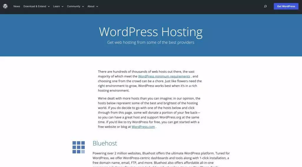 Hosting recommendations by wordpress org wordpress. Com vs wordpress. Org from the plus addons for elementor