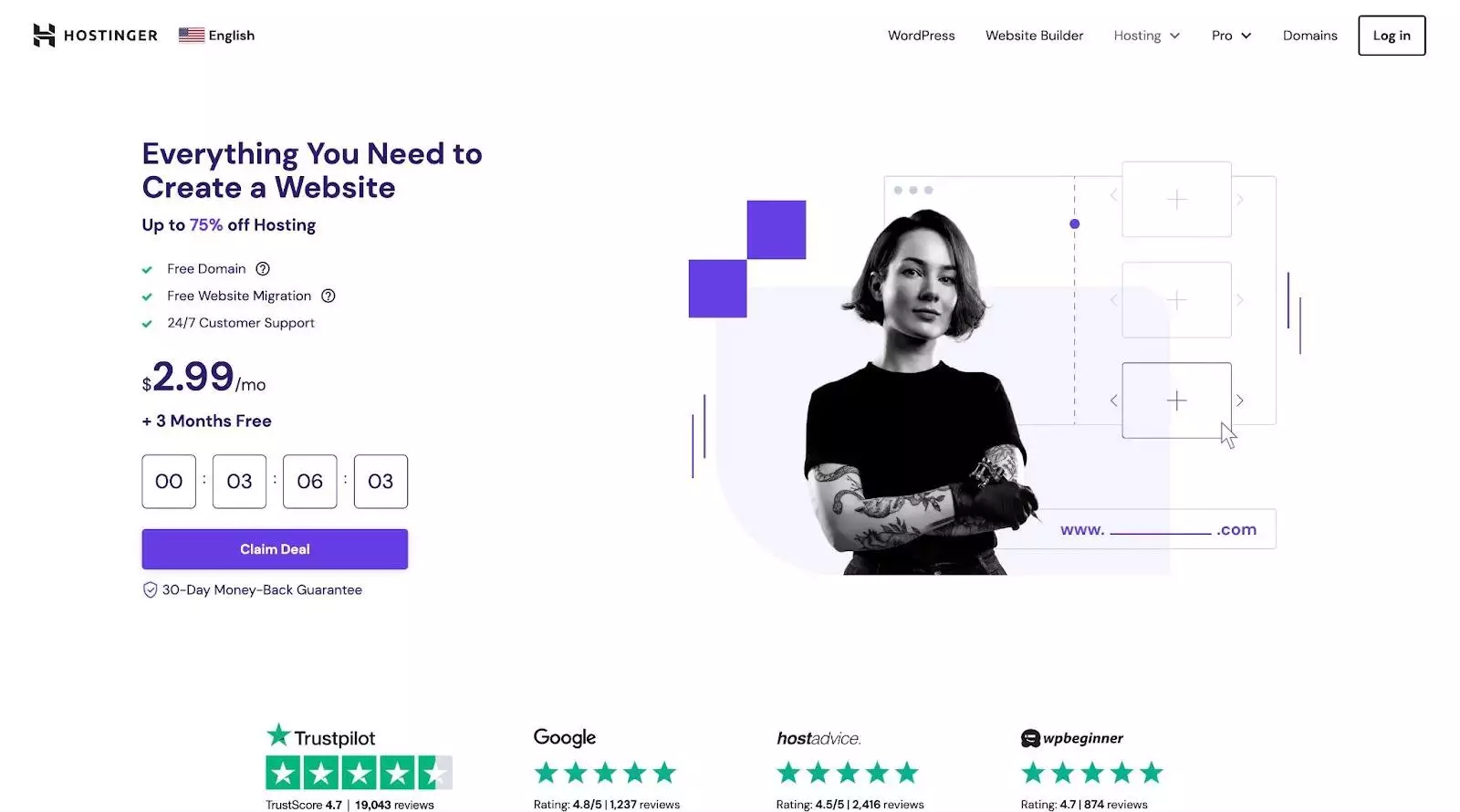 Hostinger 1 7 best wordpress hosting for elementor [compared] from the plus addons for elementor