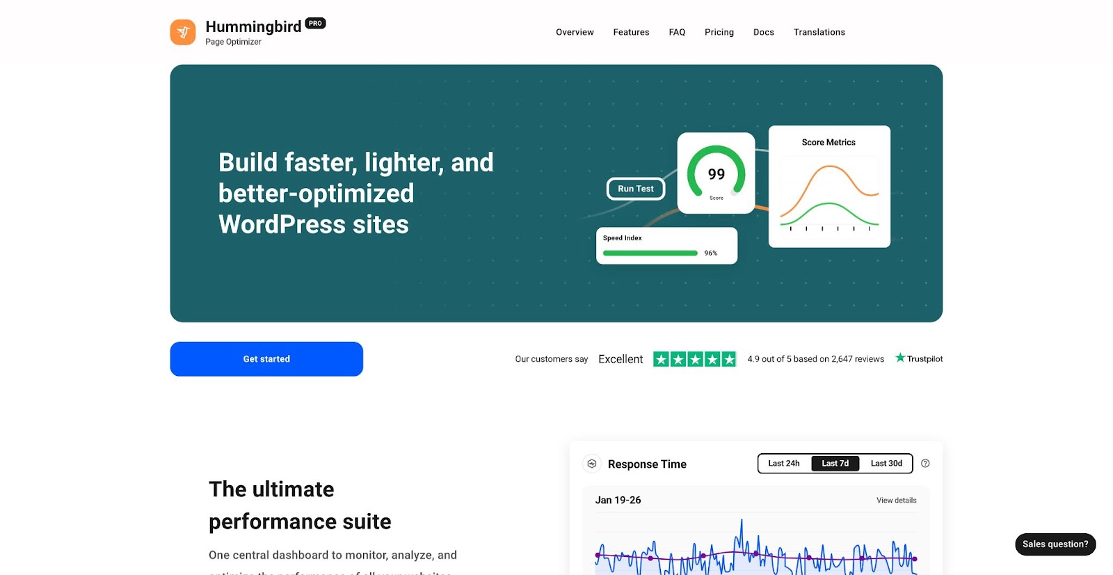 Hummingbird 6 best cache plugins for elementor [pass web vitals] from the plus addons for elementor