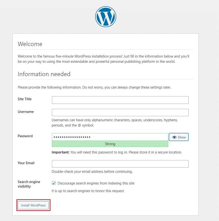 Install wordpress how to install wordpress on localhost [step-by-step] from the plus addons for elementor