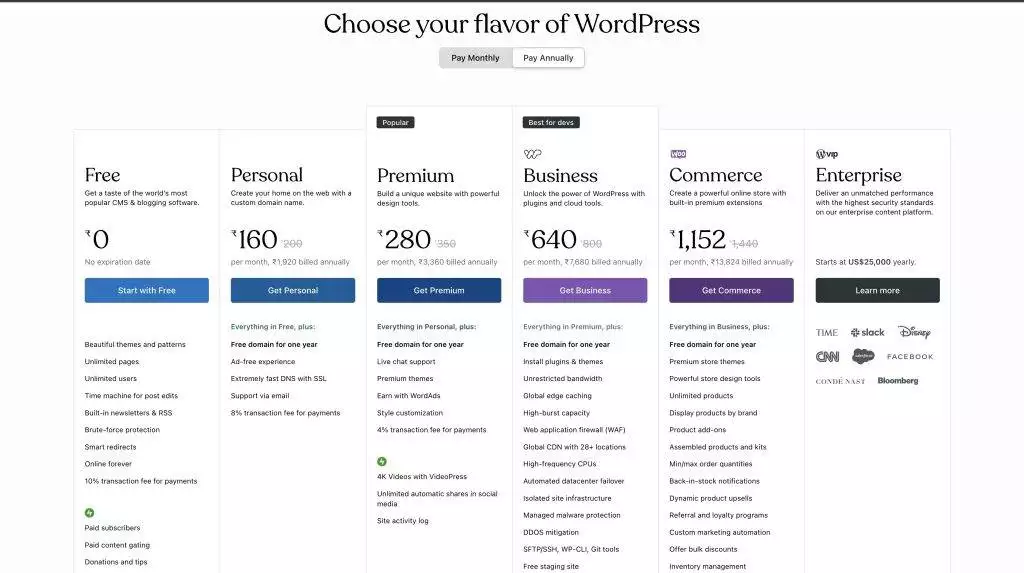 Pricing plans by wordpress com wordpress. Com vs wordpress. Org from the plus addons for elementor
