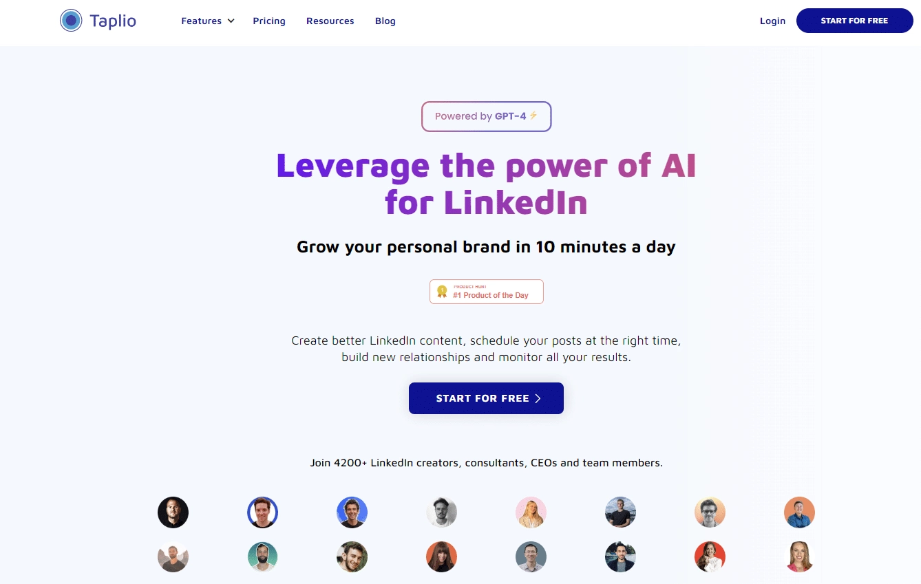 Taplio 6 best ai linkedin post generators [create viral posts] from the plus addons for elementor