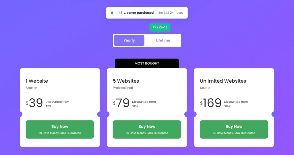 The plus addons pricing