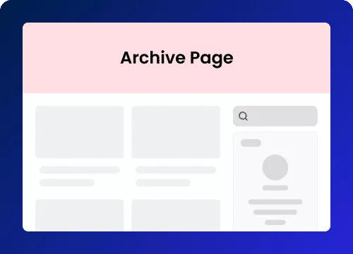 Archive page