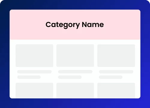 Category & tag page
