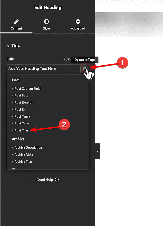 dynamic post title | The Plus Addons for Elementor Dynamic post title