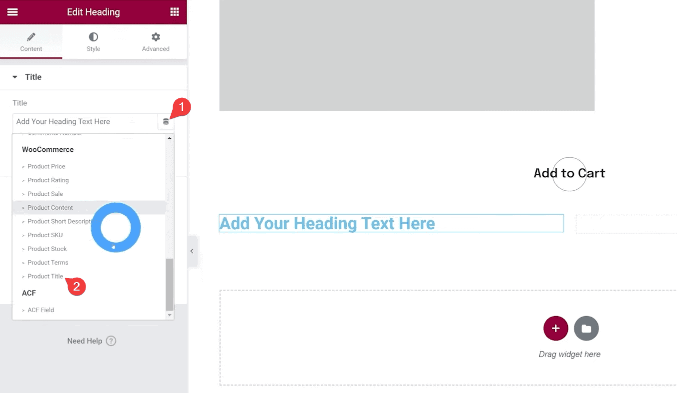 Dynamic product title