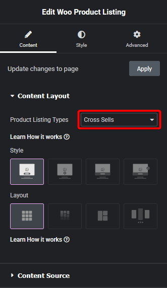 Product listing cross sells new how to show cross sell products in woocommerce in elementor? From the plus addons for elementor
