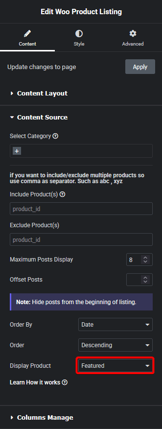 product listing display product featured new | The Plus Addons for Elementor Product listing display product featured new how to display featured products in woocommerce in elementor? From the plus addons for elementor
