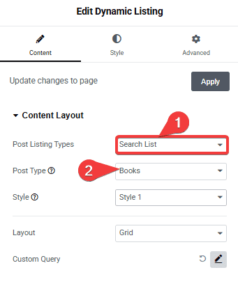 tpae dynamic listing search list page custom post type 1 | The Plus Addons for Elementor Tpae dynamic listing search list page custom post type 1 how to customize search page for custom post type in elementor? From the plus addons for elementor