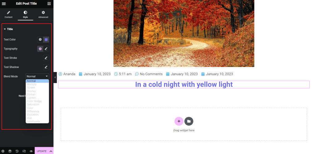 Blend mode how to create custom elementor blog post template [beginners guide] from the plus addons for elementor