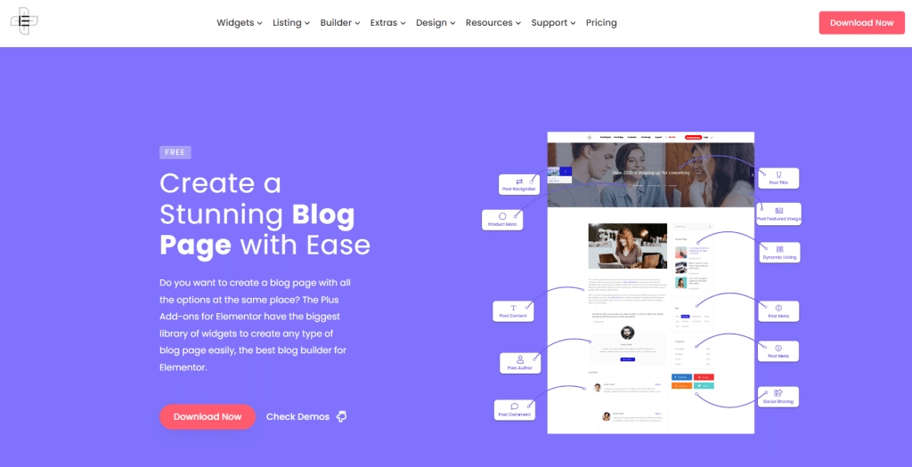 Blog customization with the plus addons how to create custom elementor blog post template [beginners guide] from the plus addons for elementor