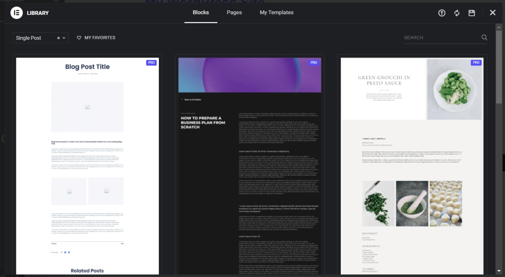 Choose a pre designed single post template how to create custom elementor blog post template [beginners guide] from the plus addons for elementor
