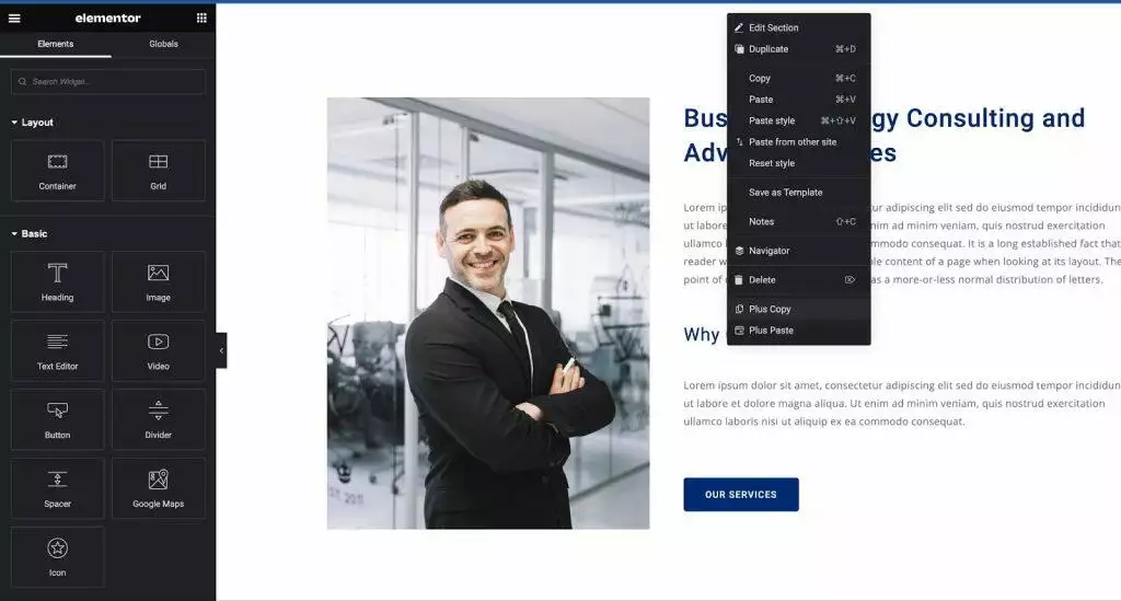 Copying Elementor Section from Website A | The Plus Addons for Elementor Copying elementor section from website a how to copy elementor pages from one site to another for free? From the plus addons for elementor