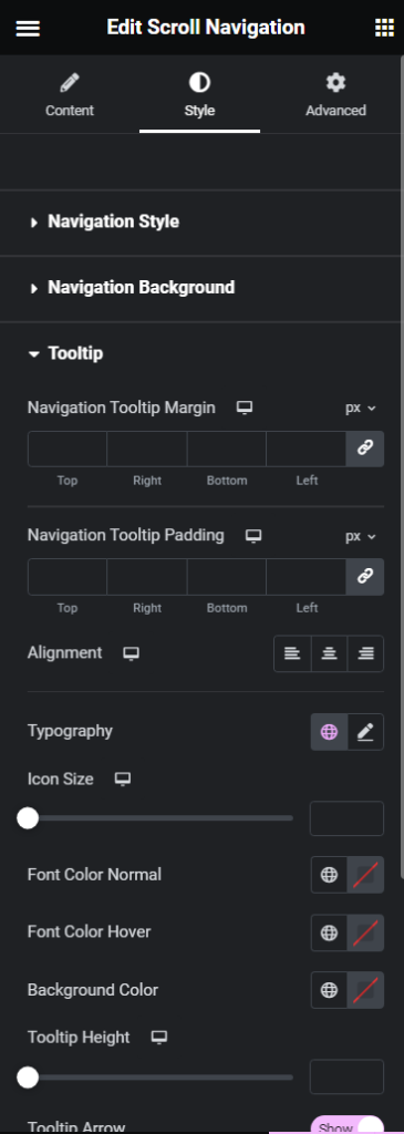 Edit scroll navigaton how to create one page navigation in elementor [single page website] from the plus addons for elementor