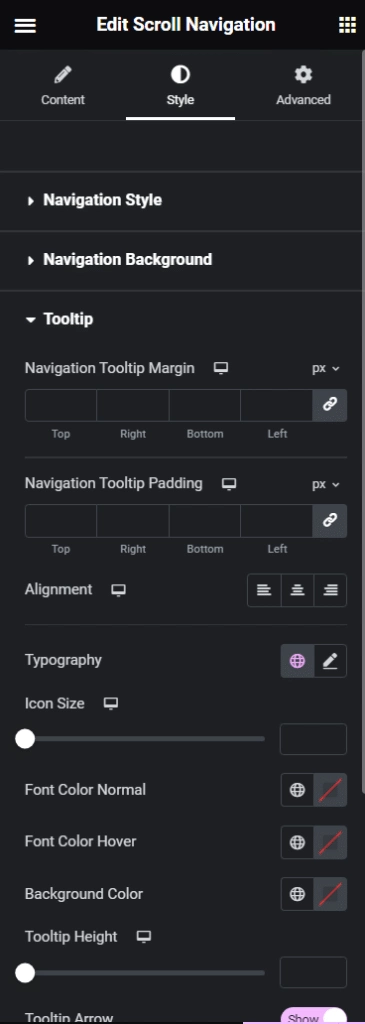 Edit scroll navigaton how to create one page navigation in elementor [single page website] from the plus addons for elementor