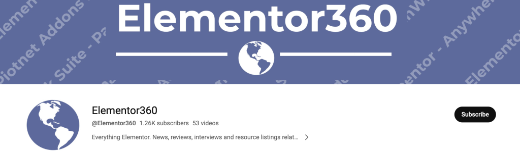 Elementor 360 7 best youtube channels to learn elementor [beginner tutorials] from the plus addons for elementor