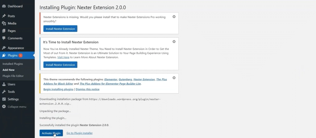 Install nexter 20 best elementor fonts you should try from the plus addons for elementor