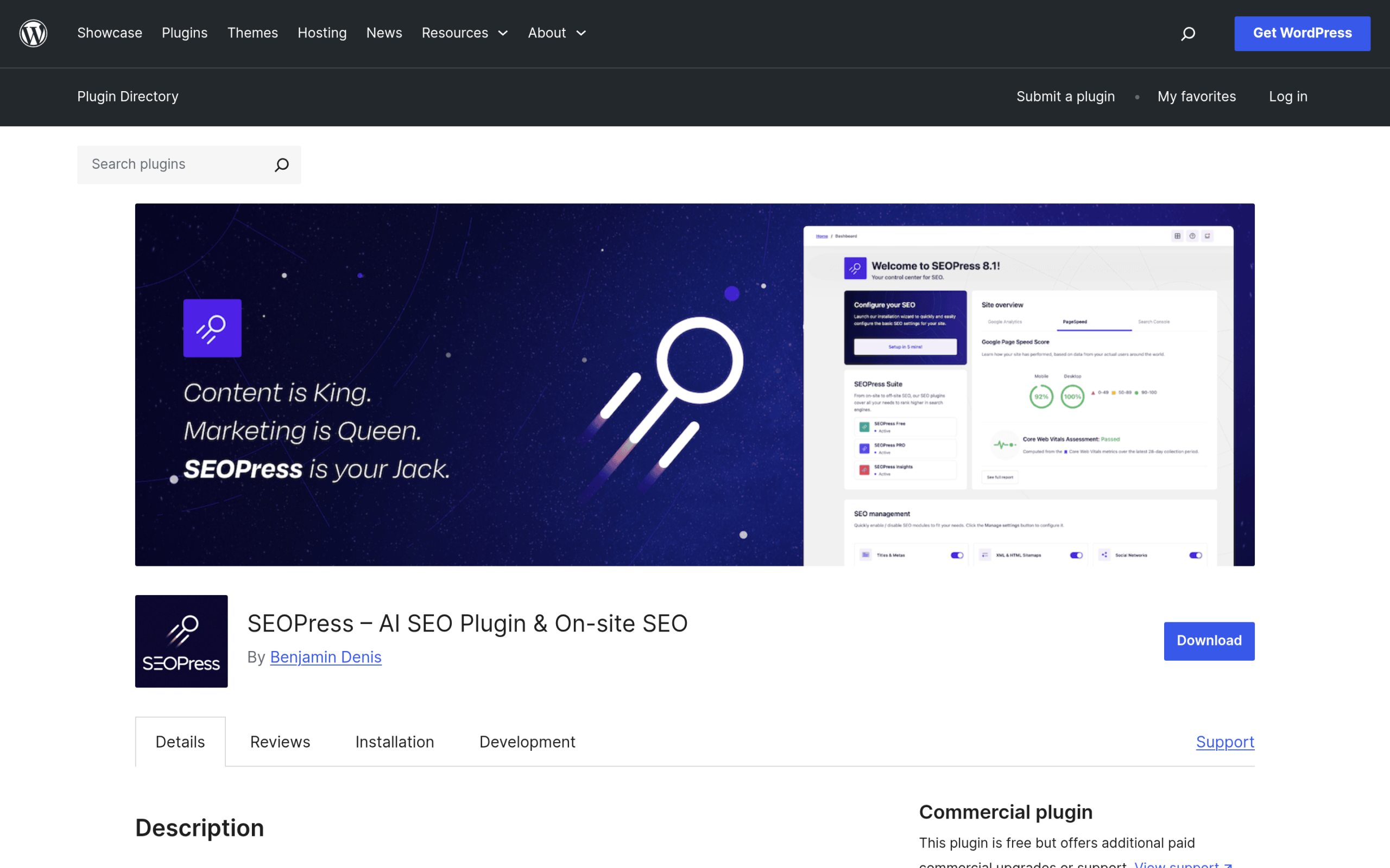 Seopress on wordpress. Org with llms. Txt and ai metadata