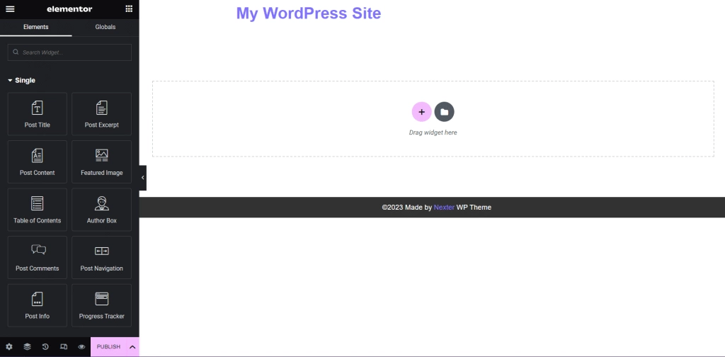 Select the layout for the template how to create custom elementor blog post template [beginners guide] from the plus addons for elementor