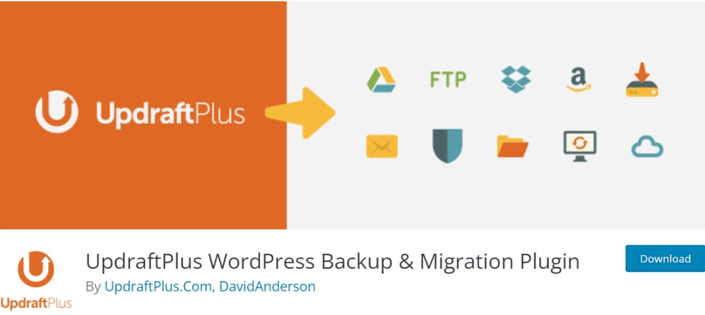Updraftplus 5 best wordpress backup plugins [backup & restore] from the plus addons for elementor