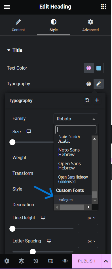 Use custom font on elementor 20 best elementor fonts you should try from the plus addons for elementor