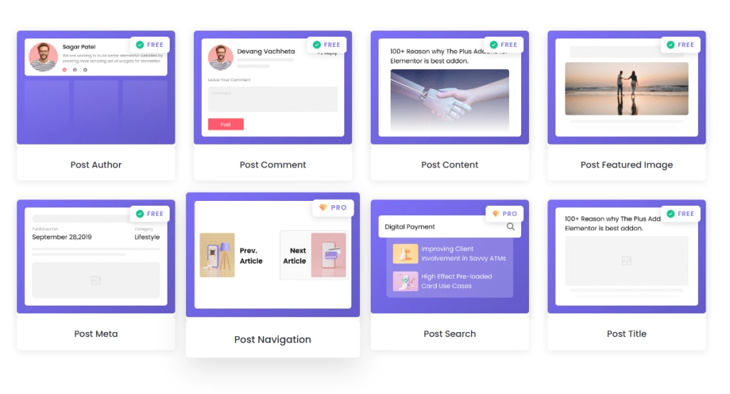 Widget set how to create custom elementor blog post template [beginners guide] from the plus addons for elementor