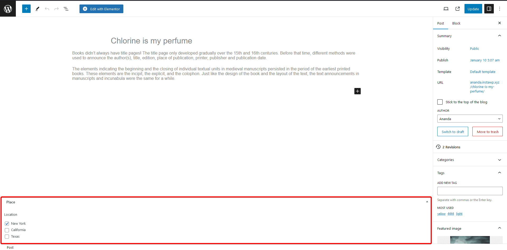 add custom field data post | The Plus Addons for Elementor Add custom field data post