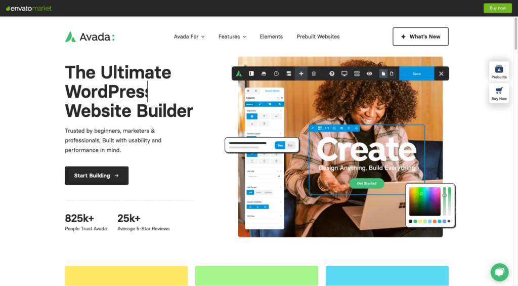 Avada wordpress theme homepage 20 best wordpress themes from the plus addons for elementor