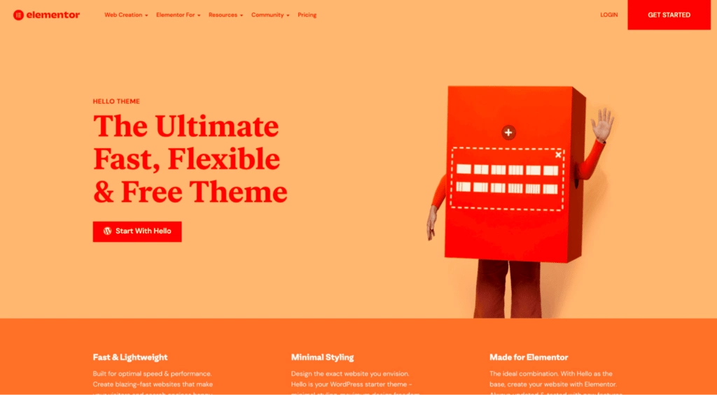 Hello wordpress theme homepage 20 best wordpress themes from the plus addons for elementor