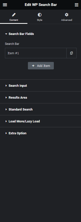 Search bar search bar fields