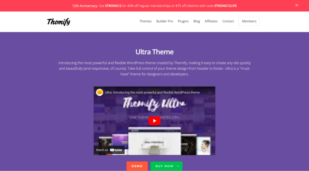 Themify ultra wordpress theme homepage 20 best wordpress themes from the plus addons for elementor