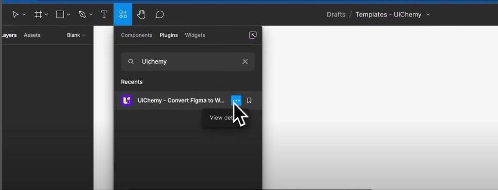 Installing activating uichemy figma plugin how to convert figma to elementor for free? [3 steps] from the plus addons for elementor