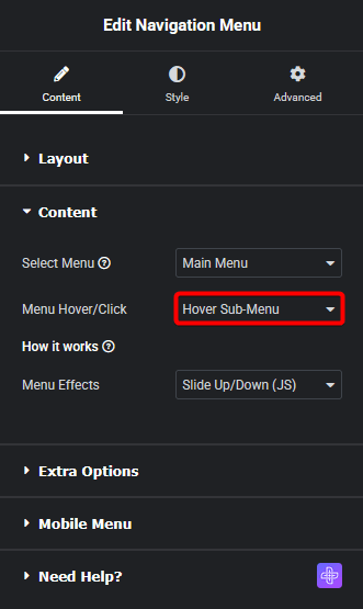 Navigation menu hover sub menu new how to open dropdown on hover in elementor? From the plus addons for elementor