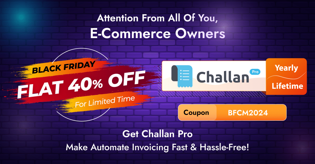 Challan Pro - WordPress Black Friday Deal