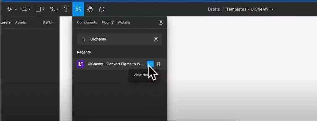 Installing activating uichemy figma plugin 1 how to convert figma to wordpress for free? [3 step guide] from the plus addons for elementor