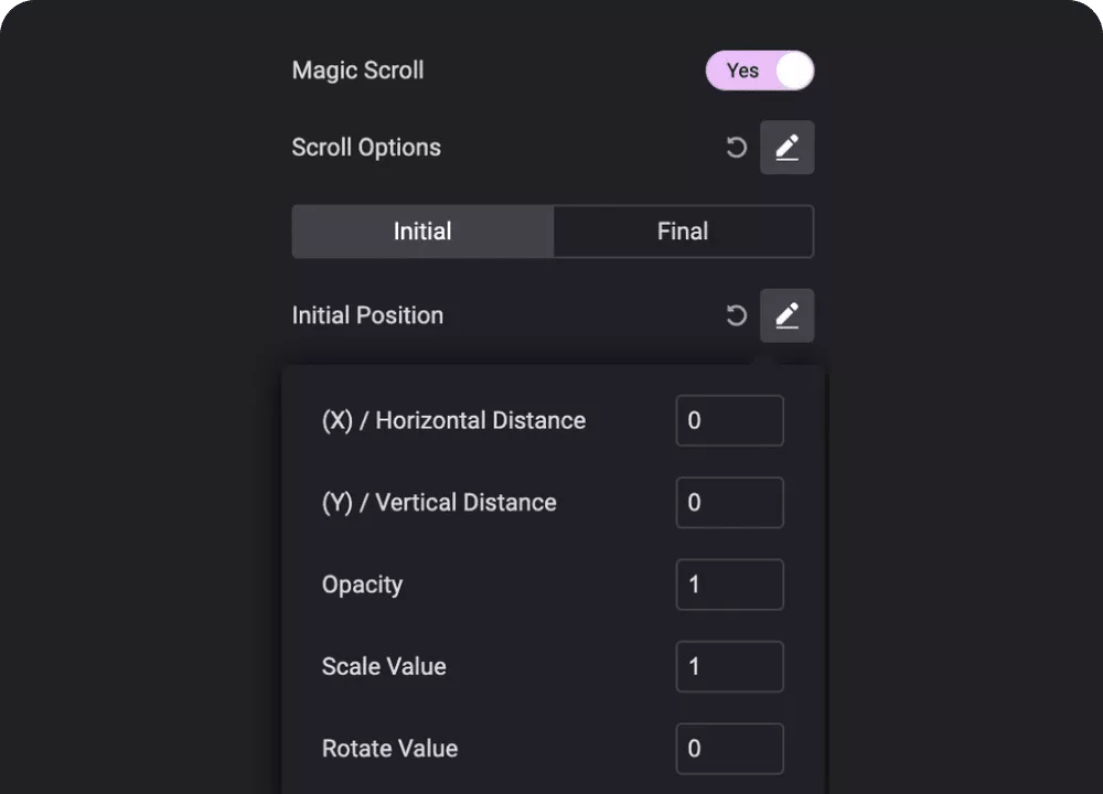 Magic scrolling animations free buttons for elementor (22+ unique styles) | the plus addons for elementor from the plus addons for elementor