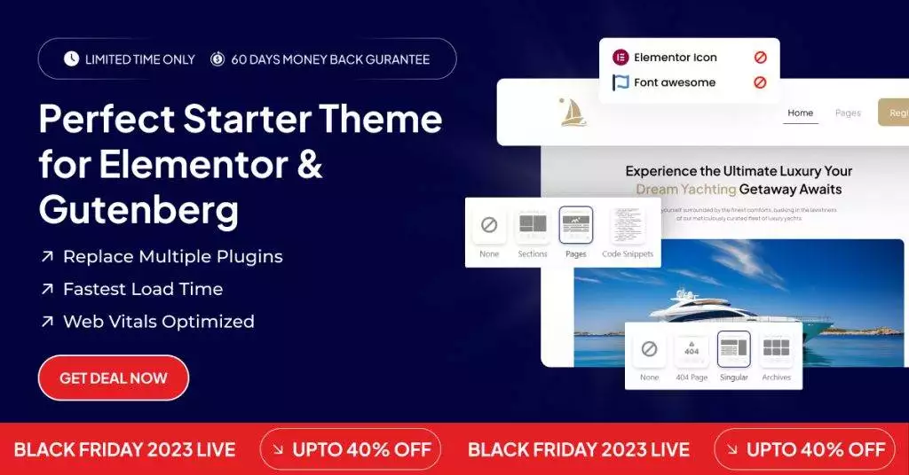 Nexter wordpress theme black friday deal 1 best elementor black friday & cyber monday deals in 2023 [upto 50% off] from the plus addons for elementor