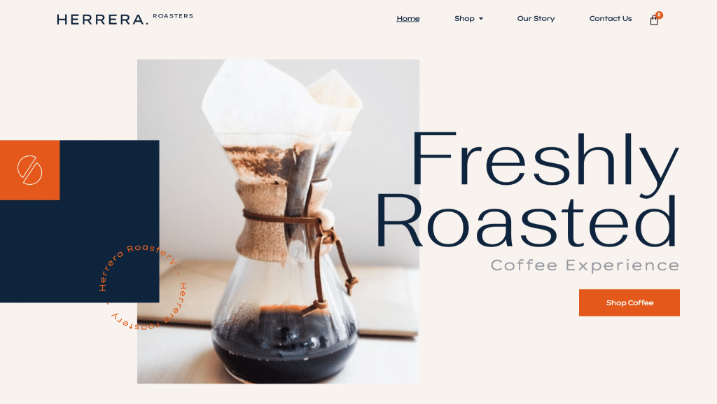Online coffee shop 7 best elementor landing page templates [ready-to-use] from the plus addons for elementor