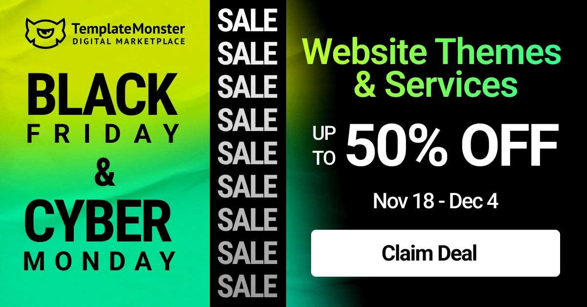 Template monster black friday sale best wordpress black friday deals in 2024 from the plus addons for elementor